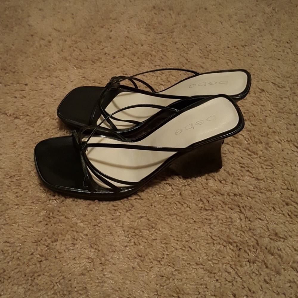 Bebe black sandal